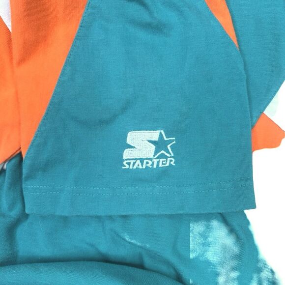 Vintage 90’s Starter NFL Miami Dolphins Polo Shirt - Size XL - Picture 4 of 9